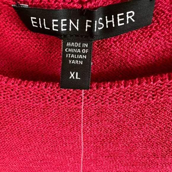 Eileen Fisher Magenta Tank Top - Picture 4 of 10